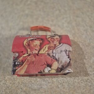 Coca Cola Vintage Mini Tin Lunchbox
